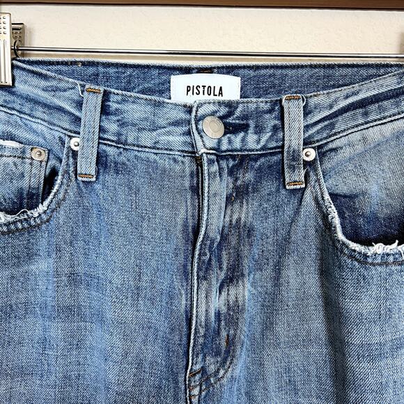 Revolve PISTOLA Ruby High Rise Palazzo Wide Leg Jeans Sz 29 - Picture 6 of 8